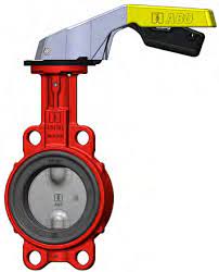 ABO 610B-G DN100 klapka s pákou (NBR/mosaz/plyn)