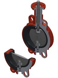 ABO 620B DN65 klapka s pákou (EPDM/mosaz)