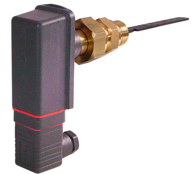 QVE1901 průtokový spínač G1/2"/PN25 1-8" 230V kontakt (pro DN20 až 200mm)